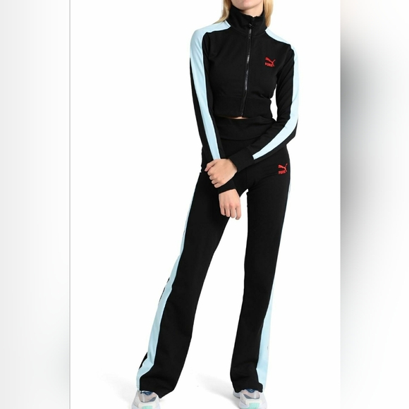 Puma Black Jacket with White and Red Details - Picture 4 of 5